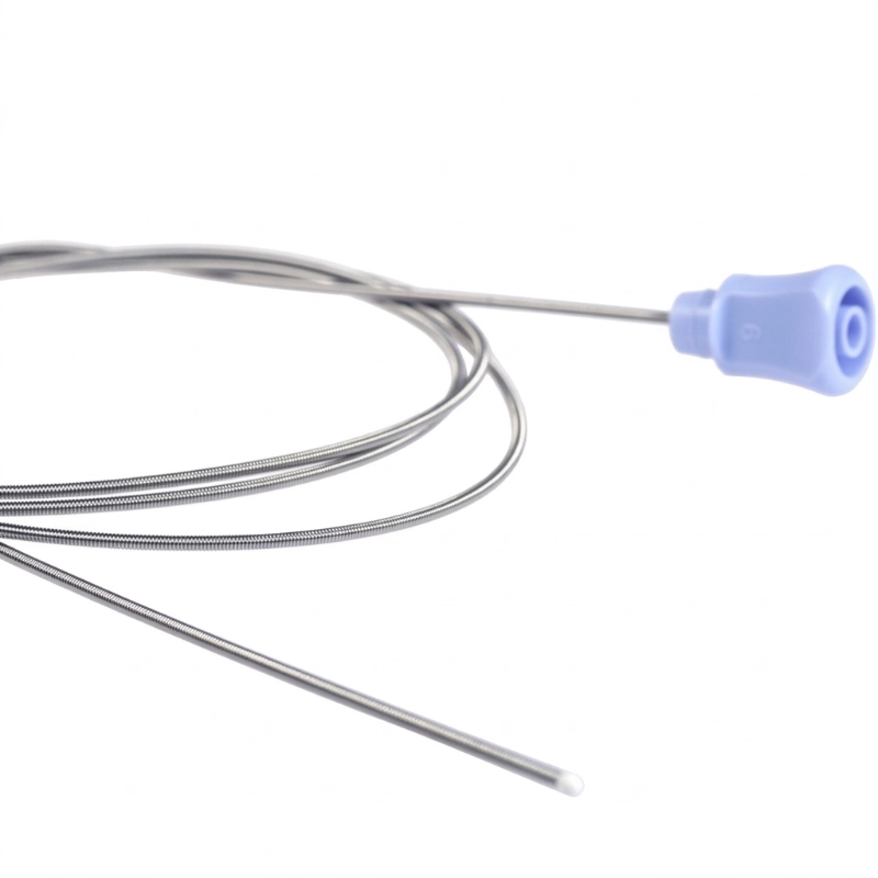 Sonde nasogastrique en TPU avec mandrin et embout conique pour nutrition entérale